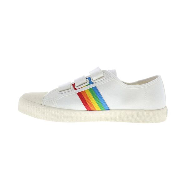 Gola Womens Coaster Rainbow Strap White Shoes (NWT) - Picture 3 of 4